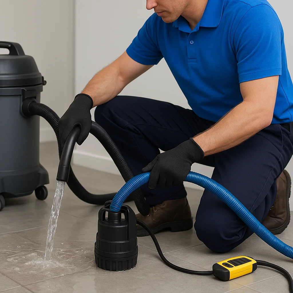 Pipe Burst Water Extraction
